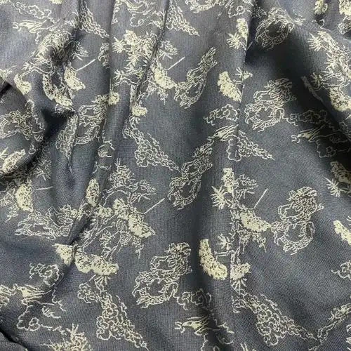 Cotton printed woven fabric
